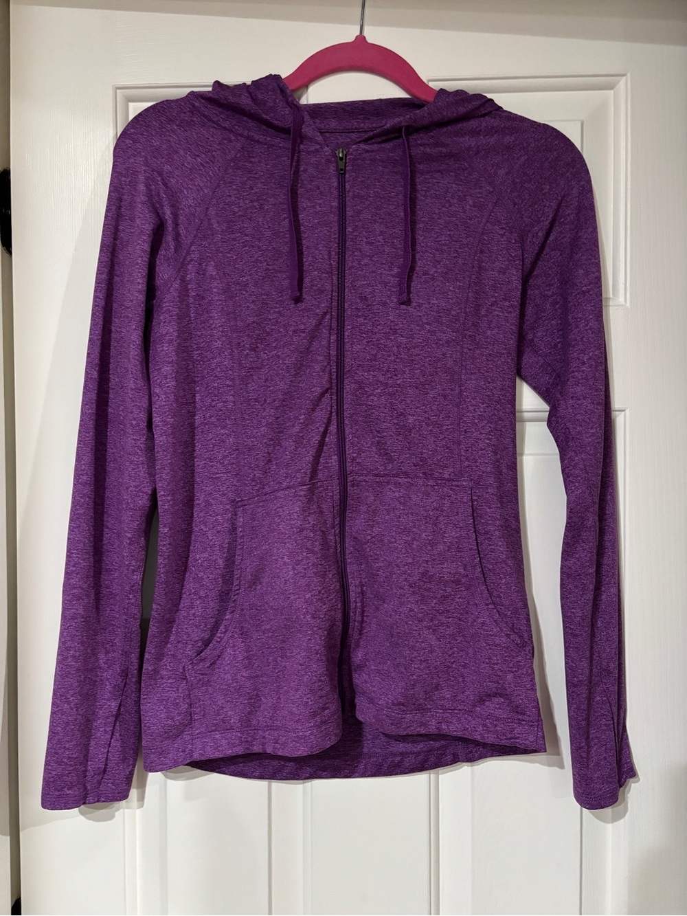 Patagonia Lightweight Full Zip Hoodie Purple - Size XS